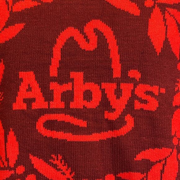 FPS Apparel Arby's Roast Beef Ugly Christmas Sweater Size XL - Picture 2 of 3